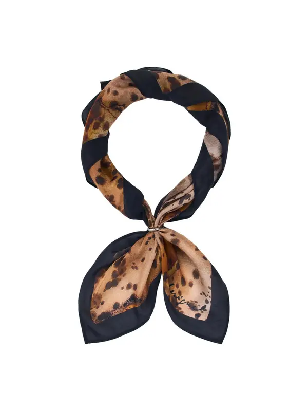 Desigual Desigual Šal 'Honey'  tamno bež / tamno smeđa / crna