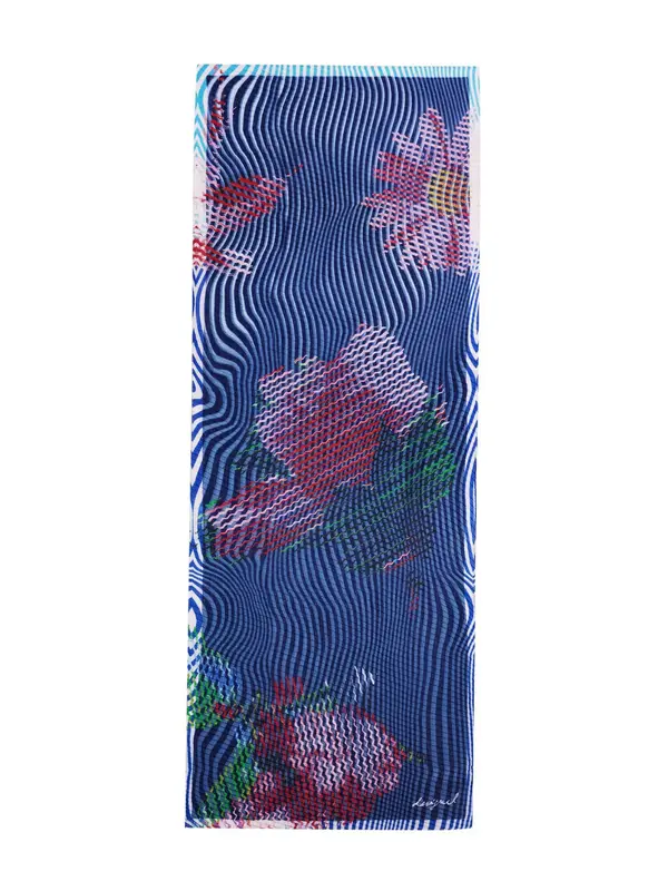 Desigual Desigual Šal  plava / mornarsko plava / zelena / crvena
