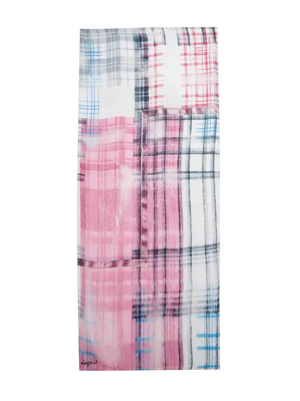 Desigual Desigual Šal  plava / siva / ružičasta / bijela