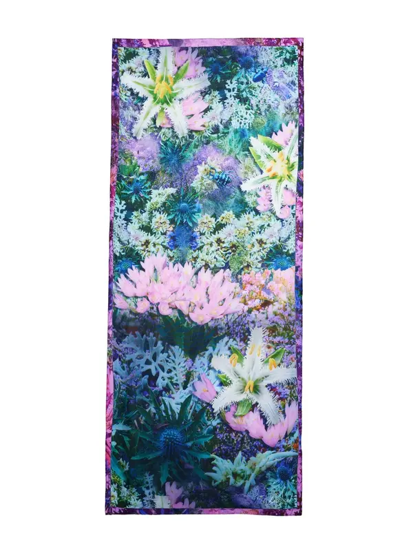 Desigual Desigual Šal  plava / svijetloplava / zelena / lila