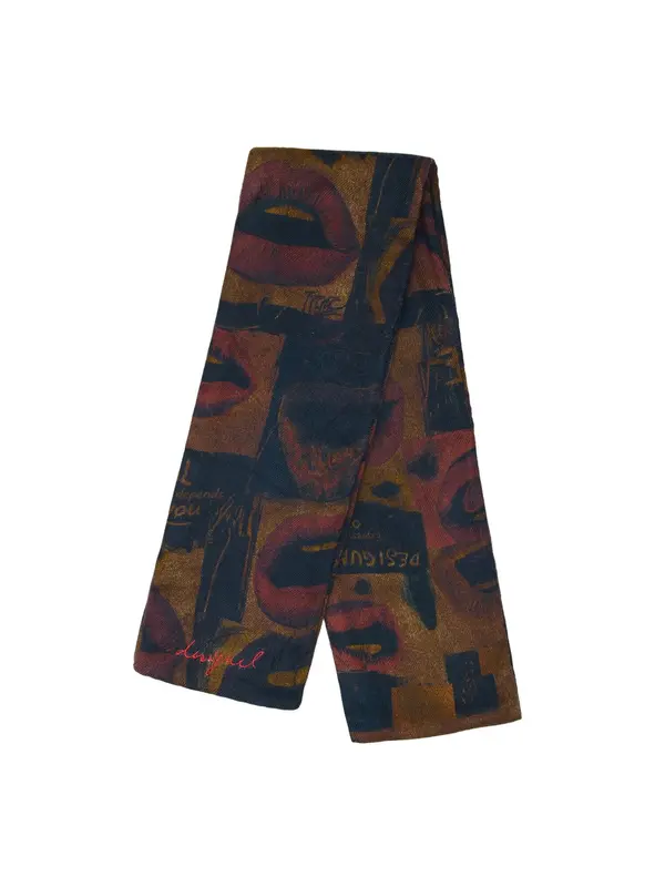 Desigual Desigual Šal  smeđa / tamno crvena / crna