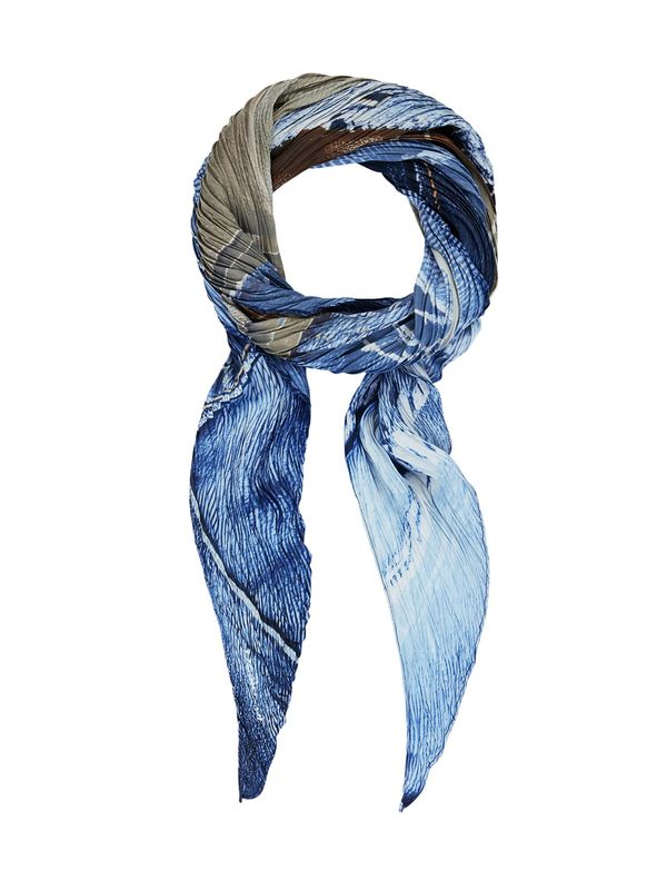 Desigual Desigual Šal  svijetloplava / tamno plava / smeđa