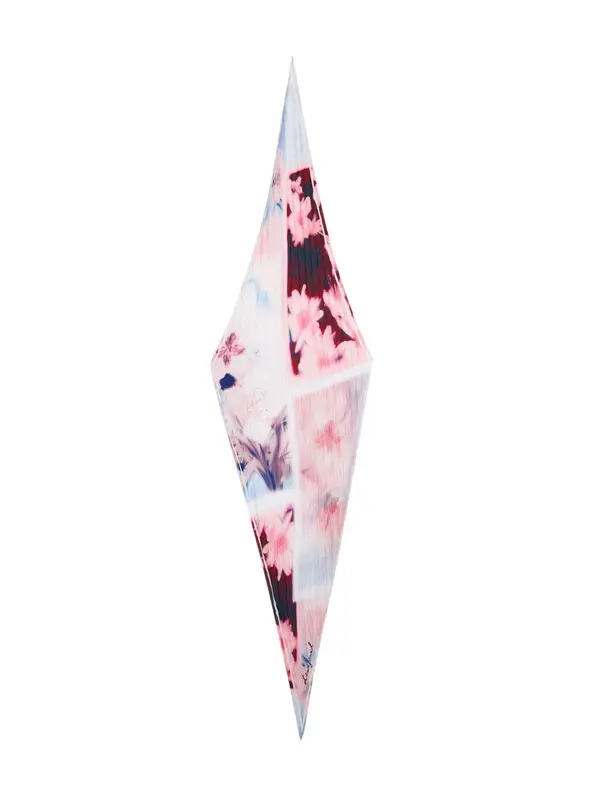 Desigual Desigual Šal  svijetloplava / tamno smeđa / roza / bijela