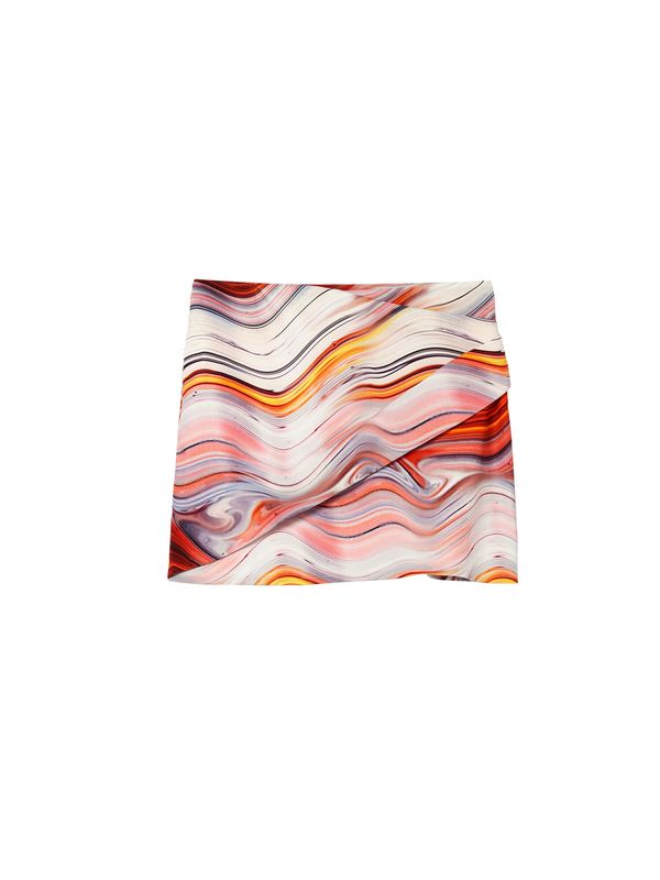 Desigual Desigual Suknja  plava / šafran / narančasta / crvena / bijela