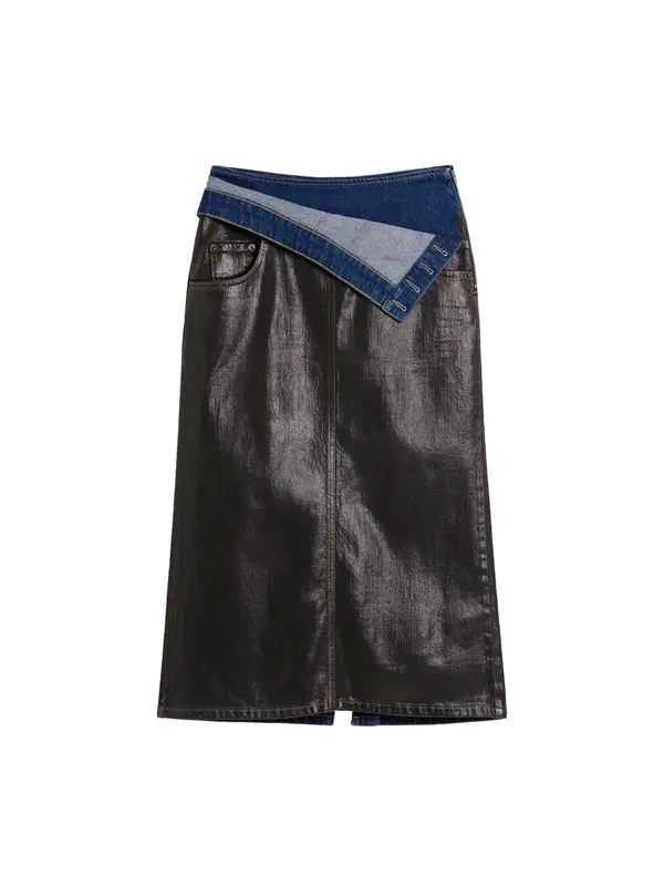 Desigual Desigual Suknja  plava / tamno smeđa