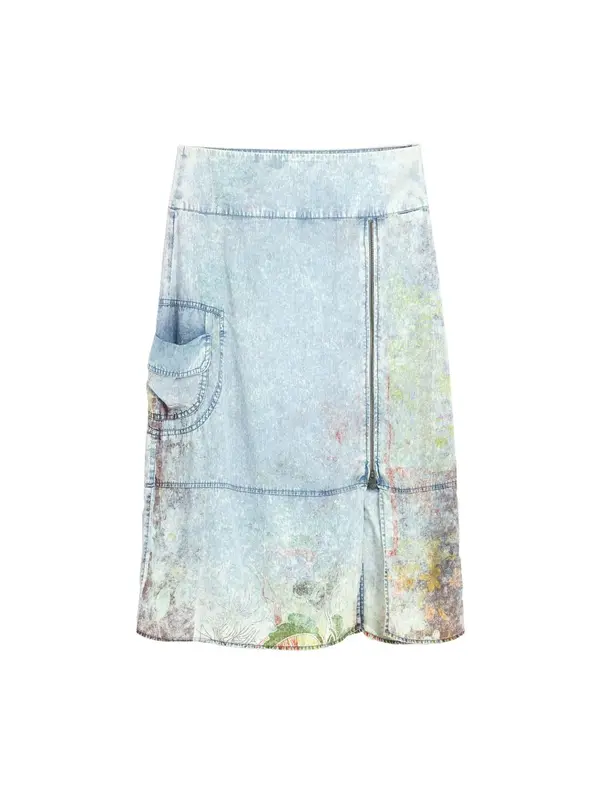 Desigual Desigual Suknja  plavi traper