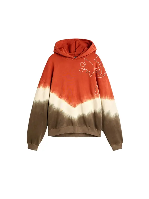 Desigual Desigual Sweater majica  bež / maslinasta / narančasto crvena