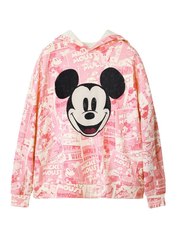 Desigual Desigual Sweater majica  bež / miks boja / roza