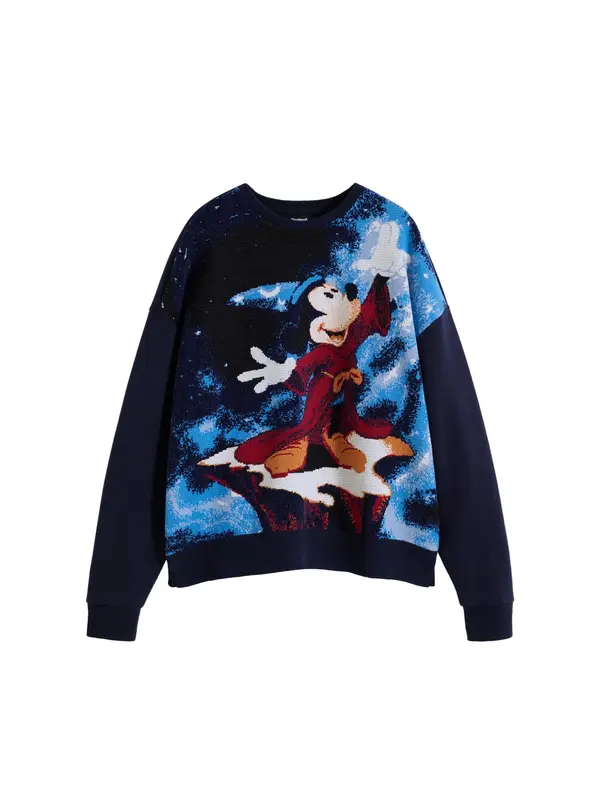 Desigual Desigual Sweater majica  plava / miks boja