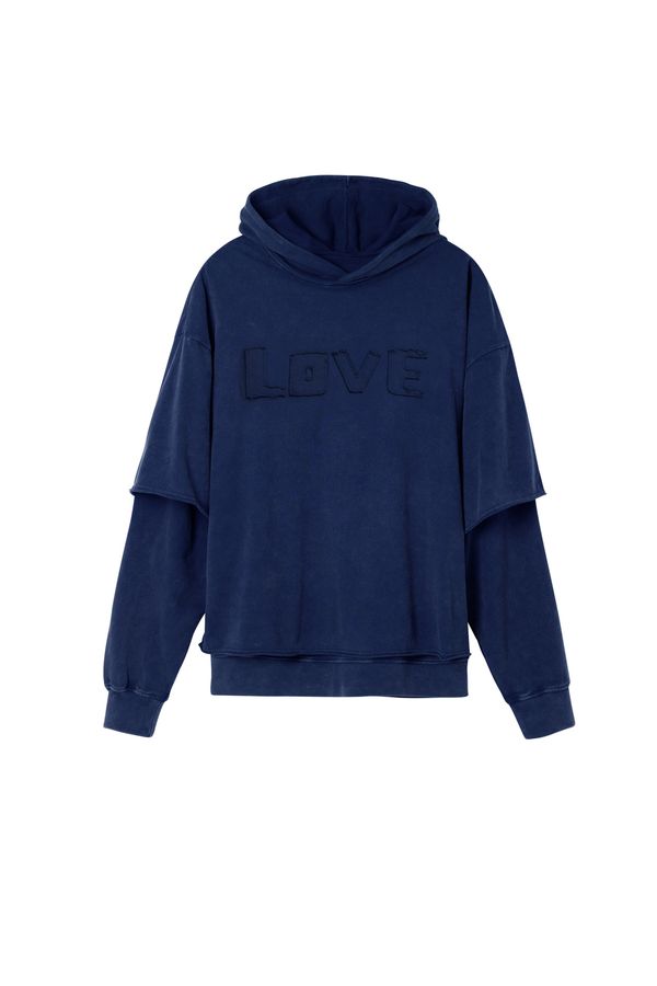 Desigual Desigual Sweater majica  tamno plava