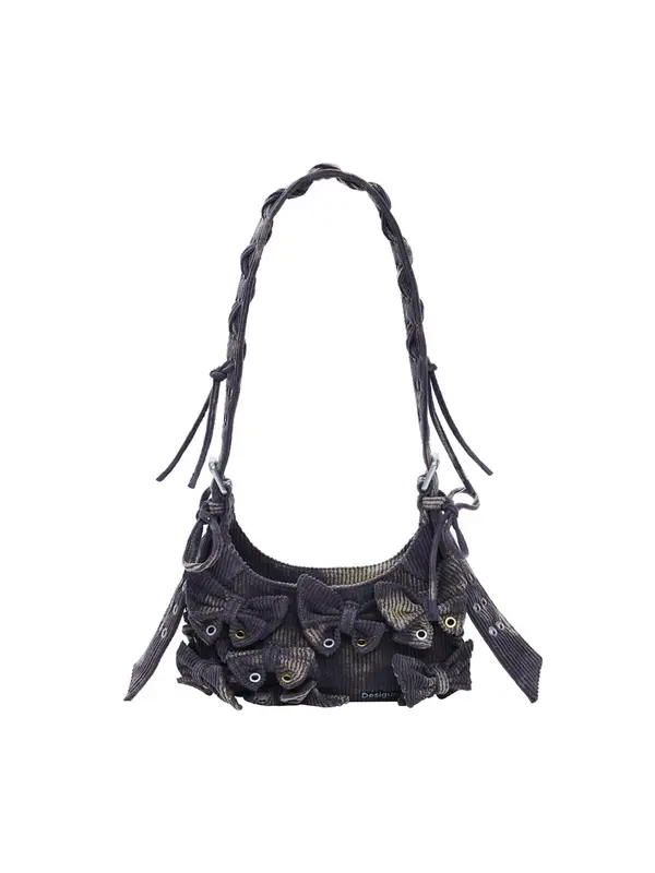 Desigual Desigual Torba za na rame  siva / tamno ljubičasta