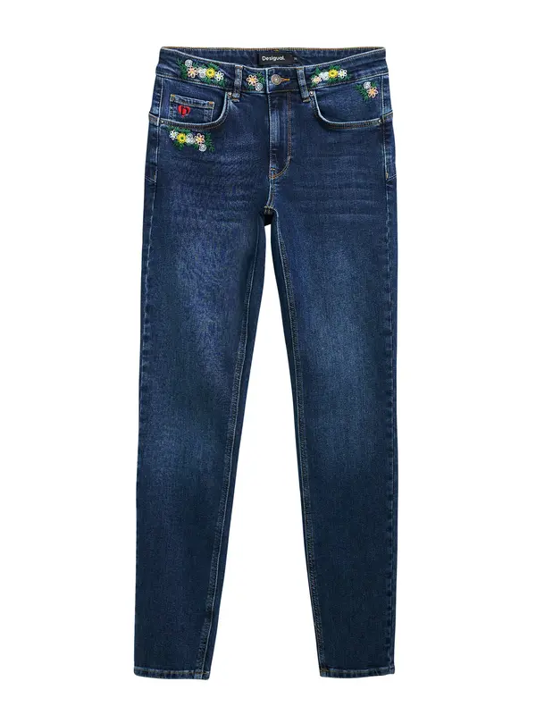 Desigual Desigual Traperice  noćno plava / žuta / zelena / bijela