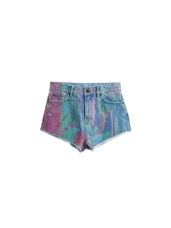 Desigual Desigual Traperice  plava / svijetlozelena / pastelno ljubičasta