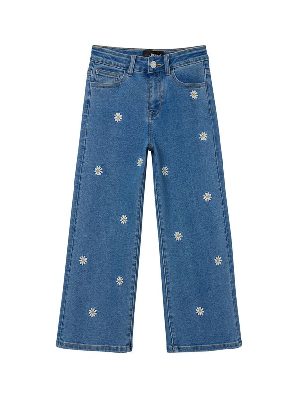 Desigual Desigual Traperice  plavi traper / žuta / bijela