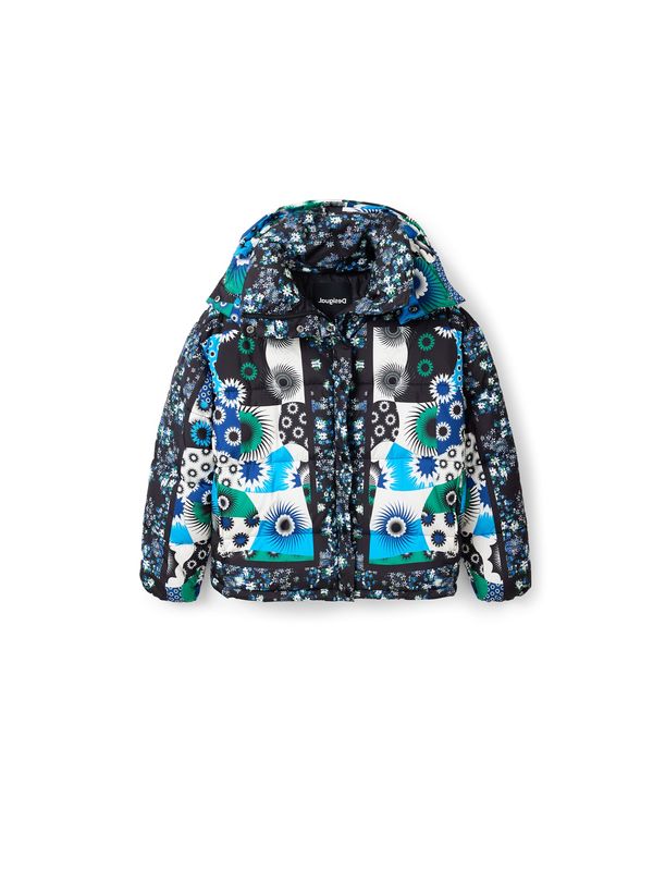 Desigual Desigual Zimska jakna  plava / zelena / crna / bijela