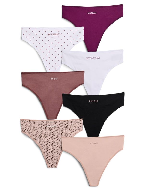 Devoted by Zizzi Devoted by Zizzi Tanga gaćice 'LWEEK'  miks boja