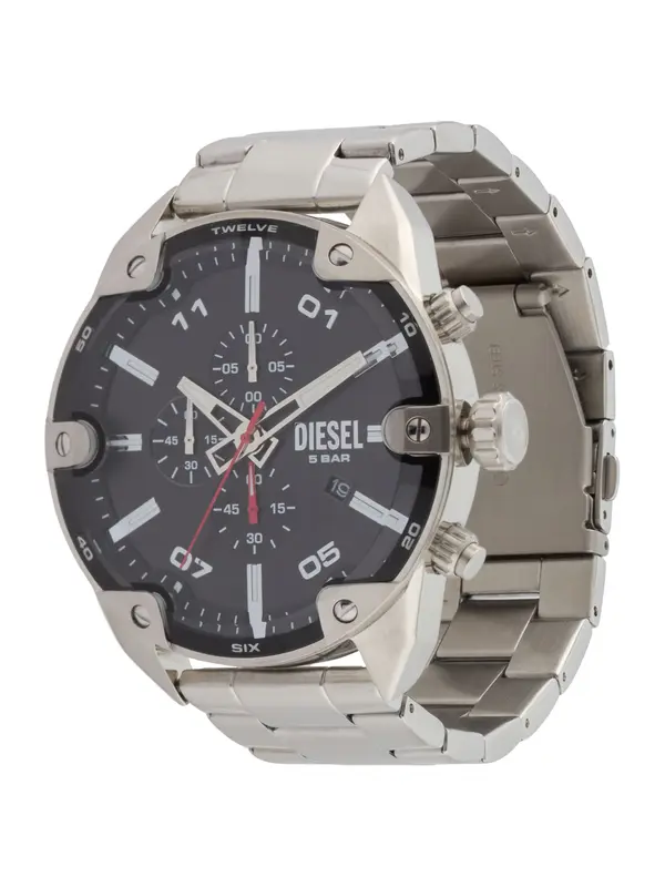 DIESEL DIESEL Analogni sat  crna / srebro