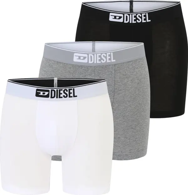DIESEL DIESEL Bokserice  siva / crna / bijela
