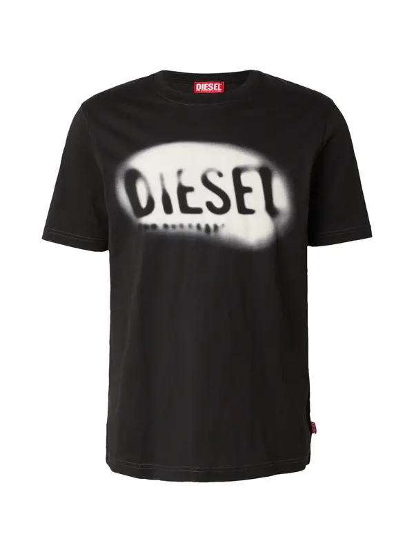 DIESEL DIESEL Majica 'T-ADJUST-V2'  crna / bijela