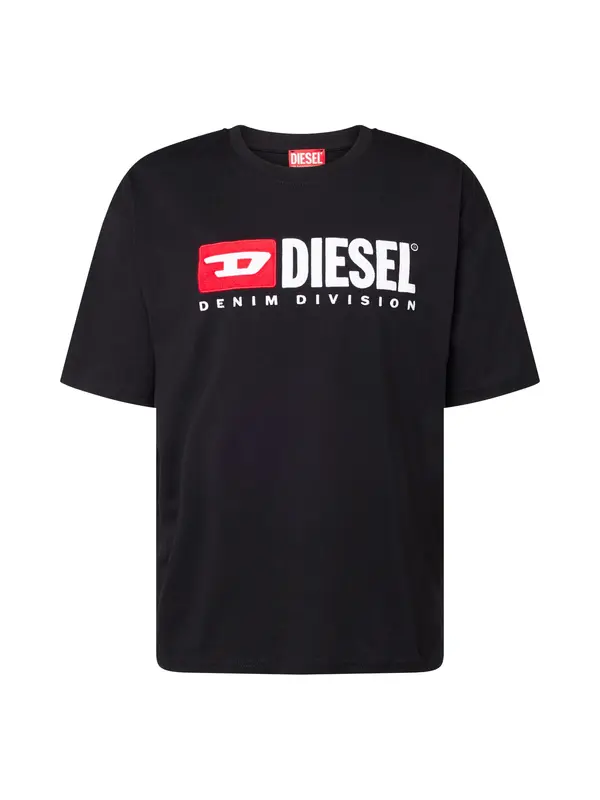 DIESEL DIESEL Majica 'T-Boxt-Div'  crvena / crna / prljavo bijela