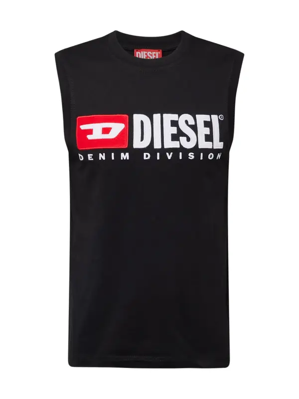 DIESEL DIESEL Majica 'T-Isco-Div'  crvena / crna / bijela