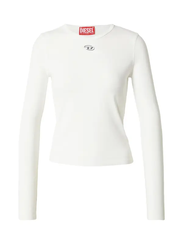 DIESEL DIESEL Majica 'T-UNCUTIESLONG'  bijela