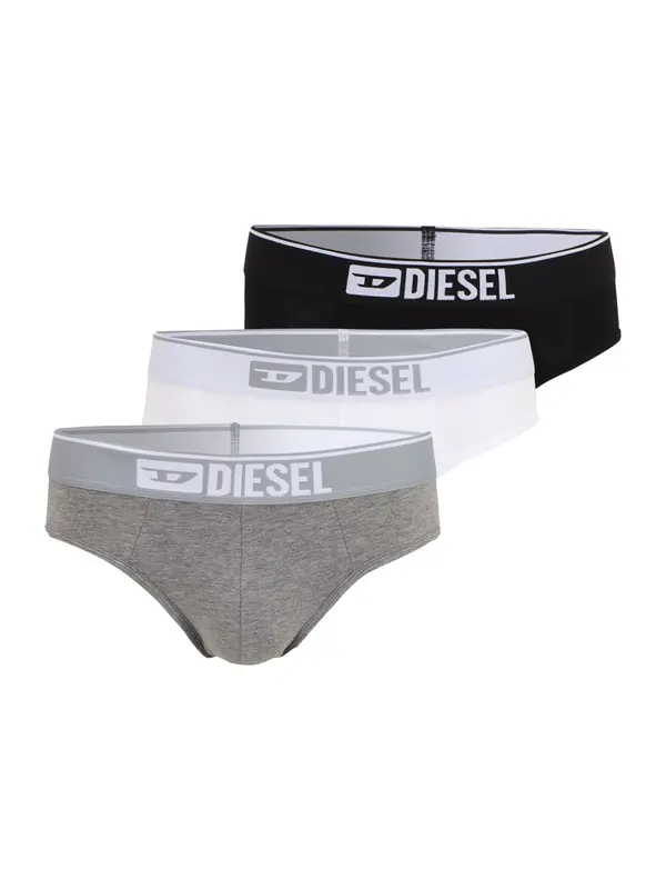 DIESEL DIESEL Slip 'Andre'  siva melange / crna / bijela