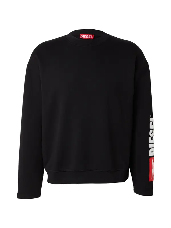 DIESEL DIESEL Sweater majica  crvena / crna / bijela