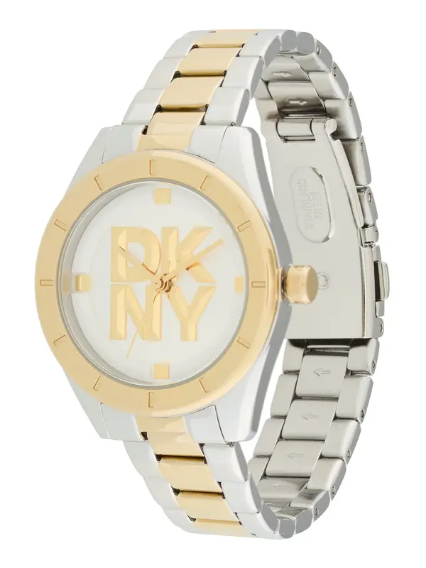 DKNY DKNY Analogni sat 'Chambers'  zlatna / srebro