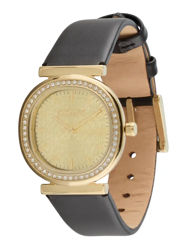 DKNY DKNY Analogni sat 'Evening'  zlatna / crna