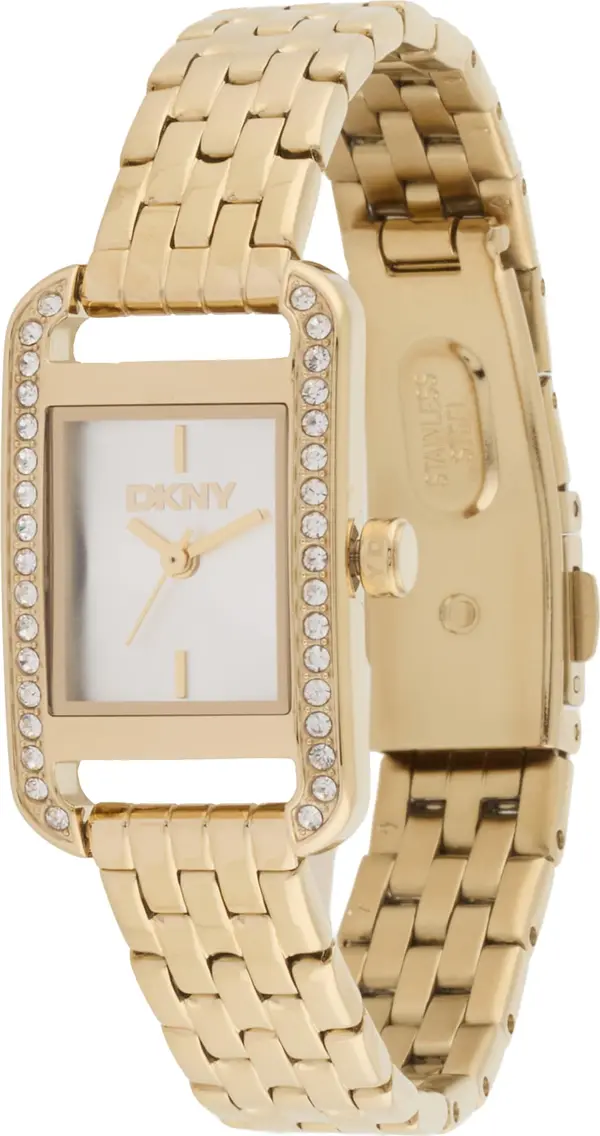 DKNY DKNY Analogni sat  zlatna / bijela