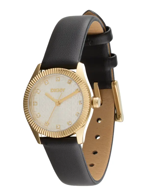 DKNY DKNY Analogni sat  zlatna / crna / bijela