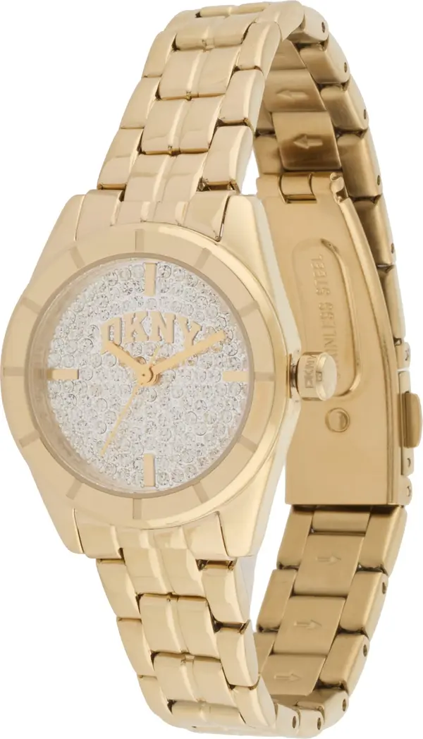 DKNY DKNY Analogni sat  zlatna / srebro / prozirna