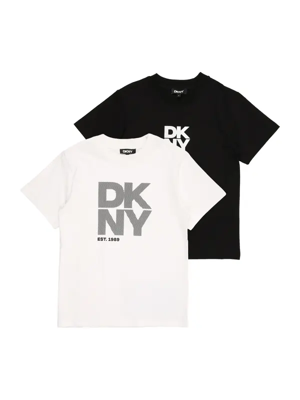 DKNY DKNY Majica  crna / bijela