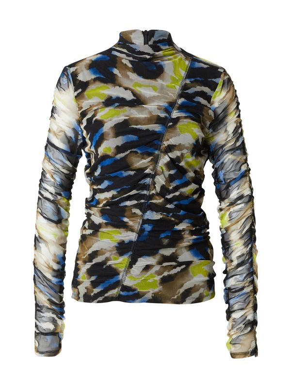 DKNY DKNY Majica  plava / smeđa / limeta / crna