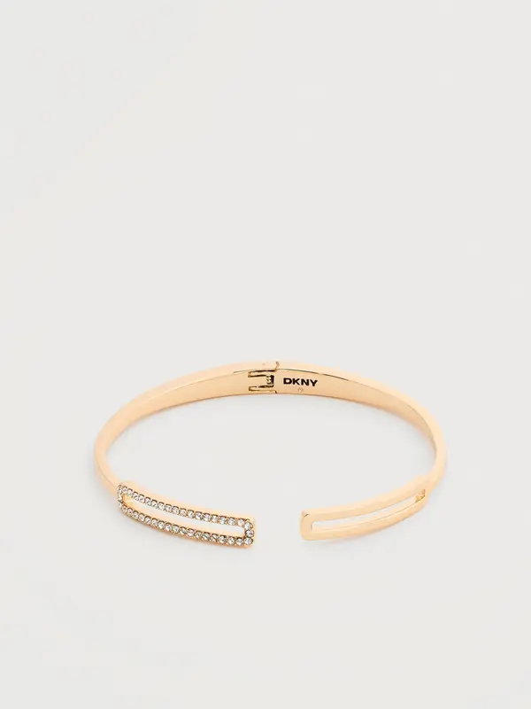 DKNY DKNY Naušnice  zlatna / prozirna