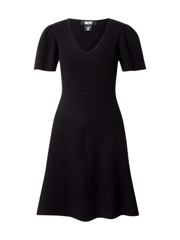 DKNY DKNY Pletena haljina  crna