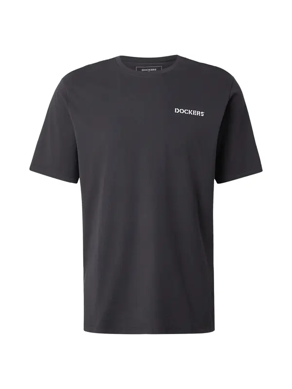 Dockers Dockers Majica  crna / bijela