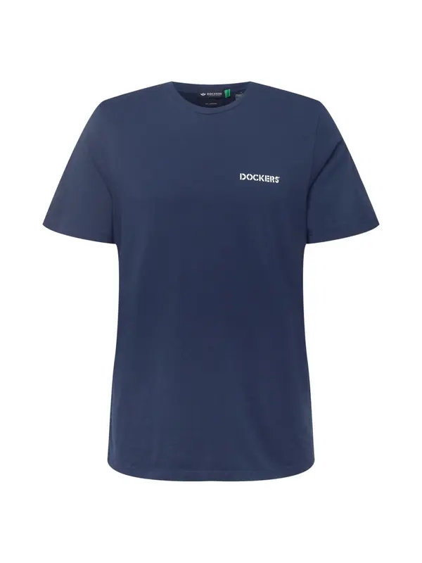 Dockers Dockers Majica  mornarsko plava / bijela