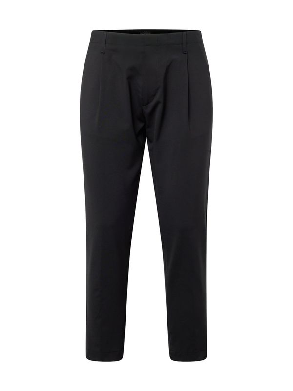 Dondup Dondup Hlače s naborima 'BEN'  crna