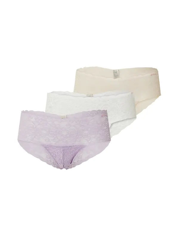 Dorina Dorina Slip  bež / pastelno ljubičasta / bijela