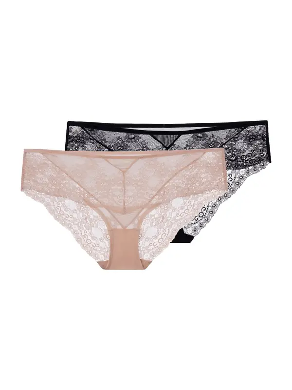 Dorina Dorina Slip  pastelno roza / crna