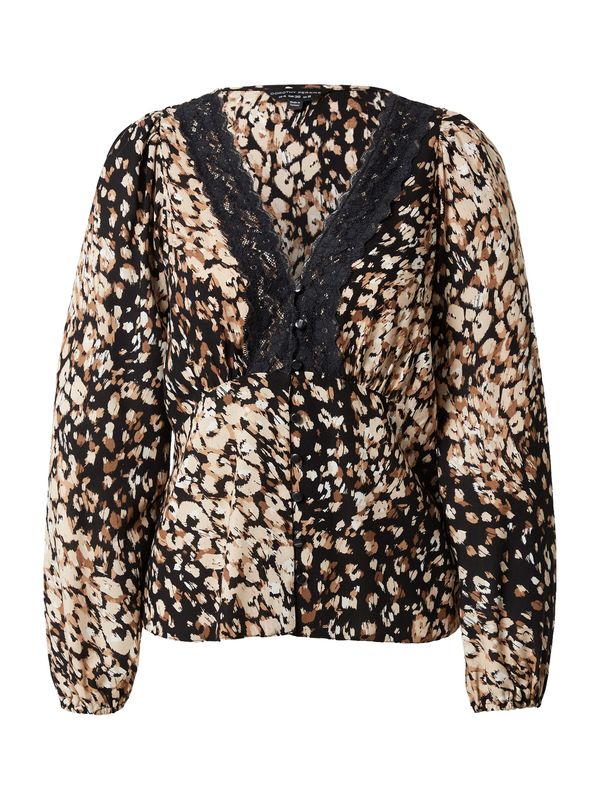 Dorothy Perkins Dorothy Perkins Bluza  bež / smeđa / crna