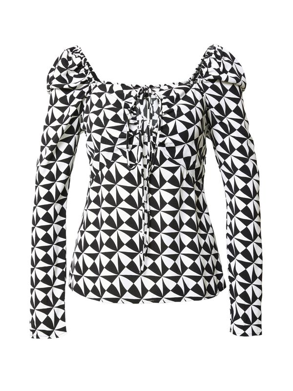 Dorothy Perkins Dorothy Perkins Bluza  crna / bijela