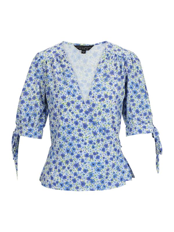 Dorothy Perkins Dorothy Perkins Bluza 'Ditsy'  plava / svijetloplava / svijetlozelena / bijela
