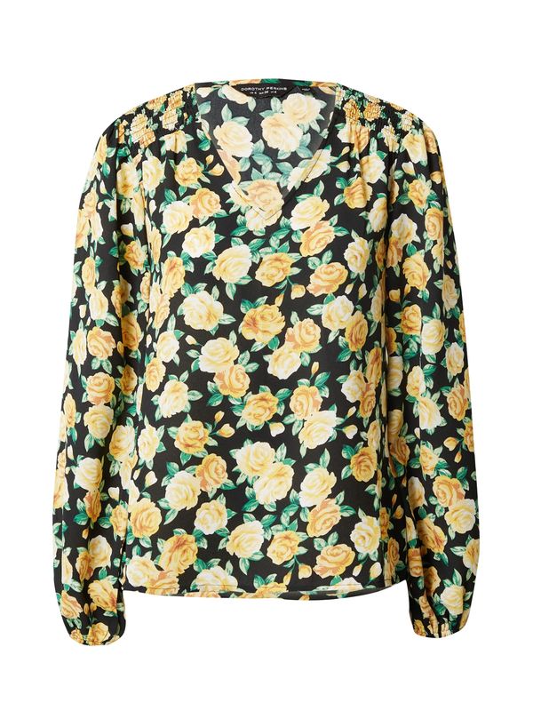 Dorothy Perkins Dorothy Perkins Bluza  zelena / svijetlonarančasta / crna / bijela