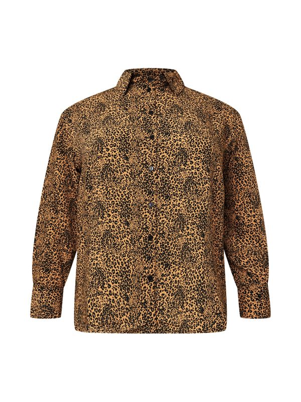 Dorothy Perkins Curve Dorothy Perkins Curve Bluza  smeđa / crna