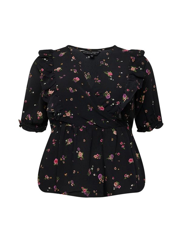 Dorothy Perkins Curve Dorothy Perkins Curve Bluza  zelena / marelica / svijetloroza / crna