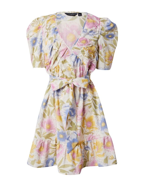 Dorothy Perkins Dorothy Perkins Haljina  boja slonovače / plava / kaki / ljubičasta