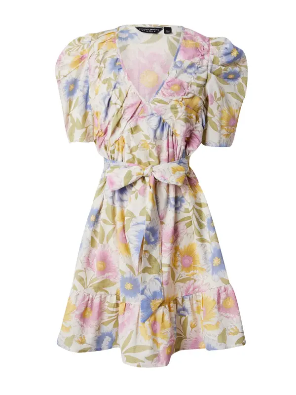 Dorothy Perkins Dorothy Perkins Haljina  boja slonovače / plava / kaki / ljubičasta